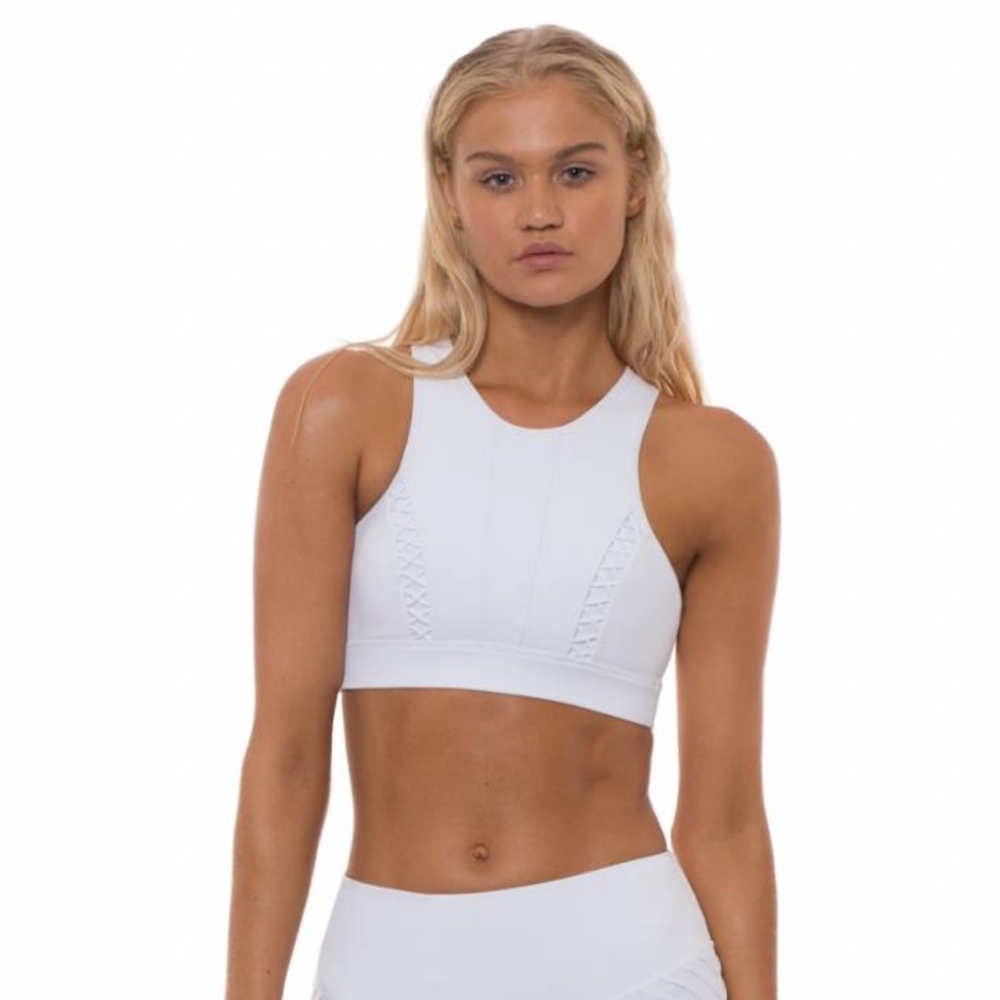 L'urv White Sports Bra EUC